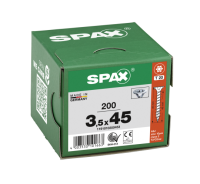 SPAX Senkkopf T-STAR plus - Vollgewinde WIROX A3J  T20  -  3,5x45  -  200 Stk