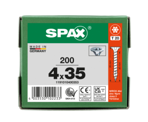 SPAX Senkkopf T-STAR plus - Vollgewinde WIROX A3J  T20  -...