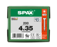 SPAX Senkkopf T-STAR plus - Vollgewinde WIROX A3J  T20  -  4x35  -  200 Stk