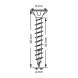 SPAX Senkkopf T-STAR plus - Vollgewinde WIROX A3J  T20  -  4x40  -  200 Stk