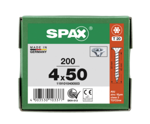 SPAX Senkkopf T-STAR plus - Vollgewinde WIROX A3J  T20  -...