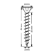 SPAX Senkkopf T-STAR plus - Vollgewinde WIROX A3J  T20  -  4x50  -  200 Stk