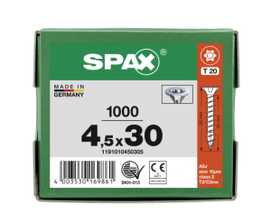 SPAX Senkkopf T-STAR plus - Vollgewinde WIROX A3J  T20  -...