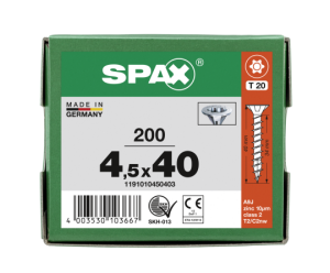 SPAX Senkkopf T-STAR plus - Vollgewinde WIROX A3J  T20  -...