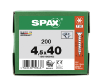 SPAX Senkkopf T-STAR plus - Vollgewinde WIROX A3J  T20  -  4,5x40  -  200 Stk