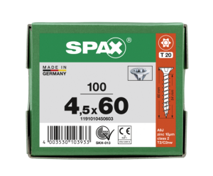 SPAX Senkkopf T-STAR plus - Vollgewinde WIROX A3J  T20  -...