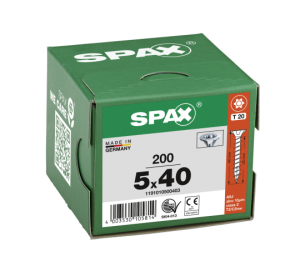 SPAX Senkkopf T-STAR plus - Vollgewinde WIROX A3J  T20  -  5x40  -  200 Stk