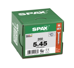 SPAX Senkkopf T-STAR plus - Vollgewinde WIROX A3J  T20  -  5x45  -  200 Stk