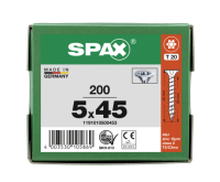 SPAX Senkkopf T-STAR plus - Vollgewinde WIROX A3J  T20  -  5x45  -  200 Stk