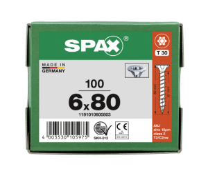 SPAX Senkkopf T-STAR plus - Vollgewinde WIROX A3J  T30  -...