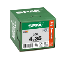 SPAX Senkkopf T-STAR plus - Teilgewinde WIROX A3J  T20  -  4x35  -  200 Stk