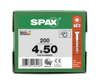 SPAX Senkkopf T-STAR plus - Teilgewinde WIROX A3J  T20  -  4x50  -  200 Stk