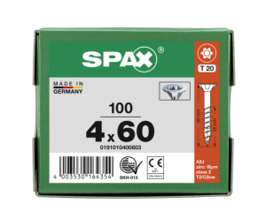 SPAX Senkkopf T-STAR plus - Teilgewinde WIROX A3J  T20  -...