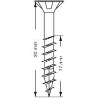 SPAX Senkkopf T-STAR plus - Teilgewinde WIROX A3J  T20  -  4,5x30  -  200 Stk