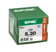 SPAX Senkkopf T-STAR plus - Teilgewinde WIROX A3J  T20  -  5x30  -  200 Stk
