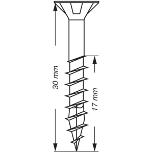 SPAX Senkkopf T-STAR plus - Teilgewinde WIROX A3J  T20  -  5x30  -  200 Stk