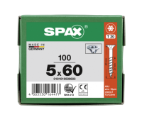 SPAX Senkkopf T-STAR plus - Teilgewinde WIROX A3J  T20  -  5x60  -  100 Stk