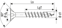 SPAX Senkkopf T-STAR plus - Teilgewinde WIROX A3J  T20  -  5x80  -  100 Stk