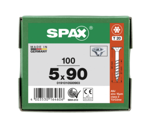 SPAX Senkkopf T-STAR plus - Teilgewinde WIROX A3J  T20  -...