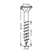 SPAX Senkkopf T-STAR plus - Teilgewinde WIROX A3J  T20  -  5x90  -  100 Stk