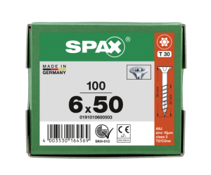 SPAX Senkkopf T-STAR plus - Teilgewinde WIROX A3J  T30  -...