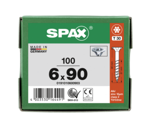 SPAX Senkkopf T-STAR plus - Teilgewinde WIROX A3J  T30  -...