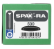 Kunststoff-Abdeckkappen, passend für SPAX-RA Flachsenkkopf, schwarz, 500 Stück