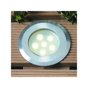 Terrassenmeister Einbauleuchte ASTRA LED 1 Watt 12 Volt Einbauleuchte 1 W A+ 3000K - 35lm