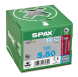 SPAX Halbrundkopf T-STAR plus 4CUT Vollgewinde Edelstahl rostfrei A2 1.4567        5x50 - 100 Stk