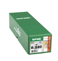 SPAX Senkkopf 8 mm T-STAR plus - Vollgewinde WIROX A3J  T40  -  8x240  -  50 Stk