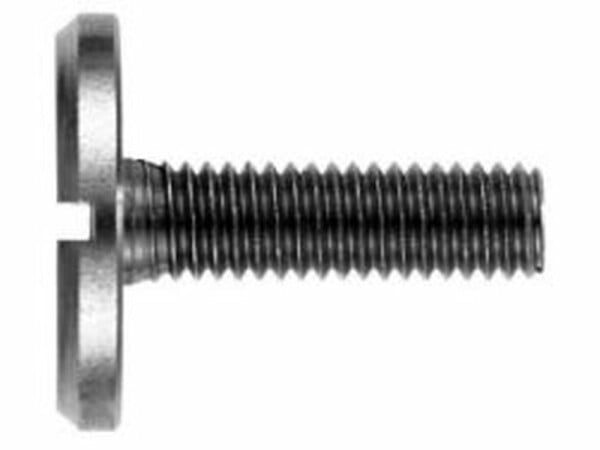 Flachkopfschraube m. Schlitz DIN 921 M 3x4 A2 Edelstahl rostfrei 100 Stk