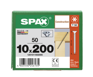 SPAX Senkkopf 10 mm T-STAR plus - Vollgewinde WIROX A3J...