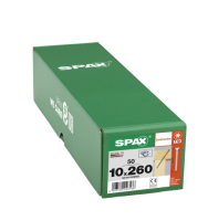 SPAX Senkkopf 10 mm T-STAR plus - Vollgewinde WIROX A3J  T50  -  10x260  -  50 Stk