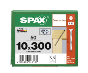 SPAX Senkkopf 10 mm T-STAR plus - Vollgewinde WIROX A3J...