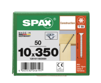 SPAX Senkkopf 10 mm T-STAR plus - Vollgewinde WIROX A3J  T50  -  10x350  -  50 Stk