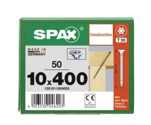 SPAX Senkkopf 10 mm T-STAR plus - Vollgewinde WIROX A3J...