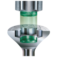 SPAX Senkkopf 10 mm T-STAR plus - Vollgewinde WIROX A3J  T50  -  10x450  -  50 Stk