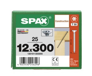 SPAX Senkkopf 12 mm T-STAR plus - Vollgewinde WIROX A3J...