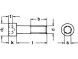 Zylinderschraube Innen6kt DIN 912 M 3 X 8 A2 Edelstahl rostfrei 1000 Stk