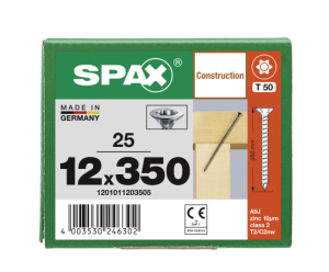 SPAX Senkkopf 12 mm T-STAR plus - Vollgewinde WIROX A3J...