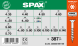 SPAX Sortiment Koffer groß 387 tlg. - Senkkopf T-STAR plus WIROX