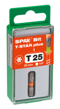 SPAX-BIT für T-STAR plus mit Kraftangriff T25 25mm - 1 Stk