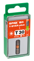 SPAX-BIT für T-STAR plus mit Kraftangriff T30 25mm - 1 Stk