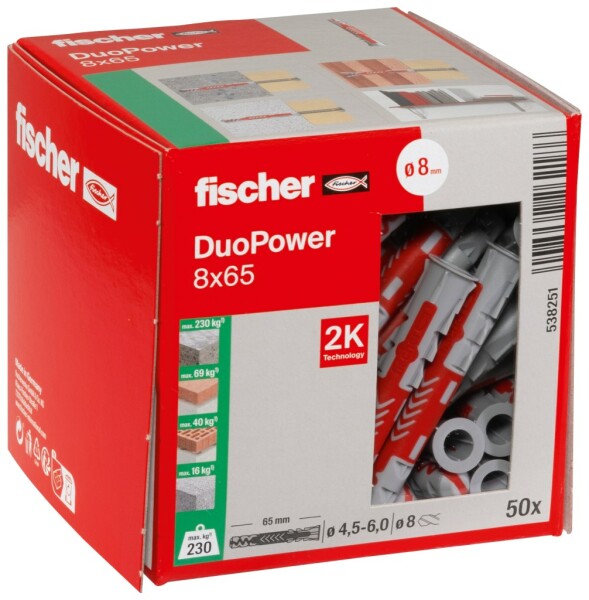 fischer DuoPower 8 x 65