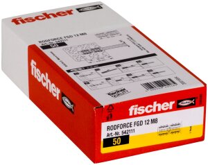 fischer Gewindestangendübel RodForce FGD M8 x 35 - 50 Stk