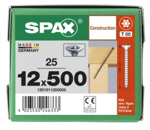 SPAX Senkkopf 12 mm T-STAR plus - Vollgewinde WIROX A3J...