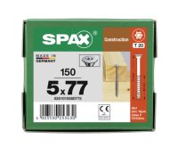 SPAX Tellerkopf-Schraube mit optimiertem Teilgewinde 5 x 77 - 150 Stk