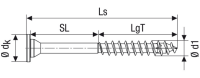 SPAX Tellerkopf-Schraube mit optimiertem Teilgewinde 5 x 77 - 150 Stk