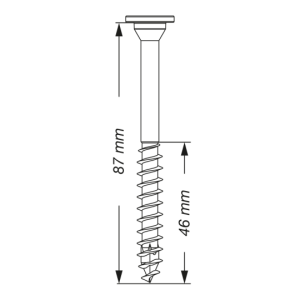 SPAX Tellerkopf-Schraube mit optimiertem Teilgewinde 5 x 87 - 150 Stk