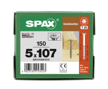 SPAX Tellerkopf-Schraube mit optimiertem Teilgewinde 5 x...